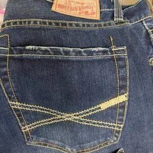 Stetson Men's Bootcut Jeans - Dark Blue